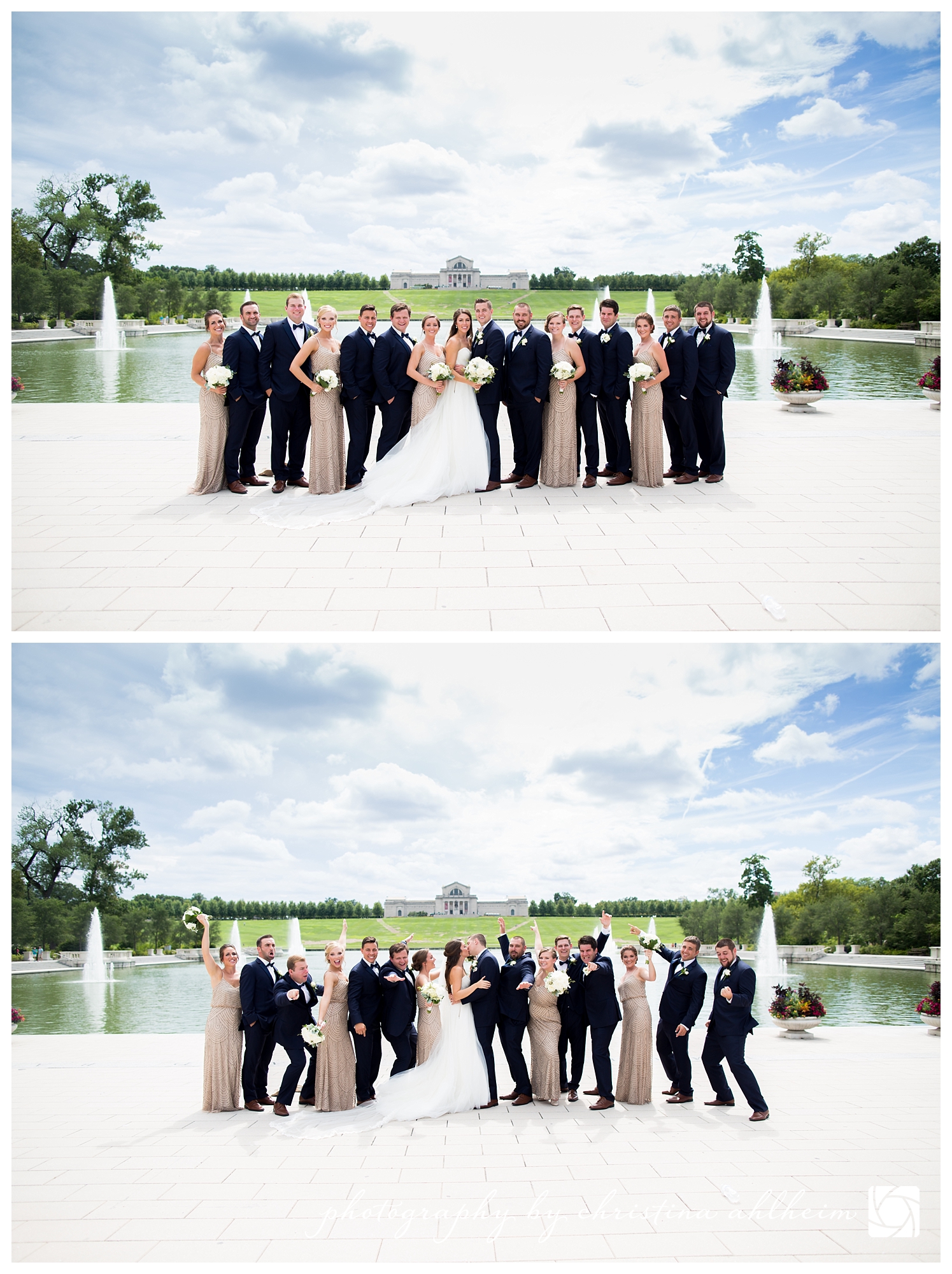 St Louis Wedding Photographer SLU Xavier Church Forest Park Clayton Plaza AllisonJared-11