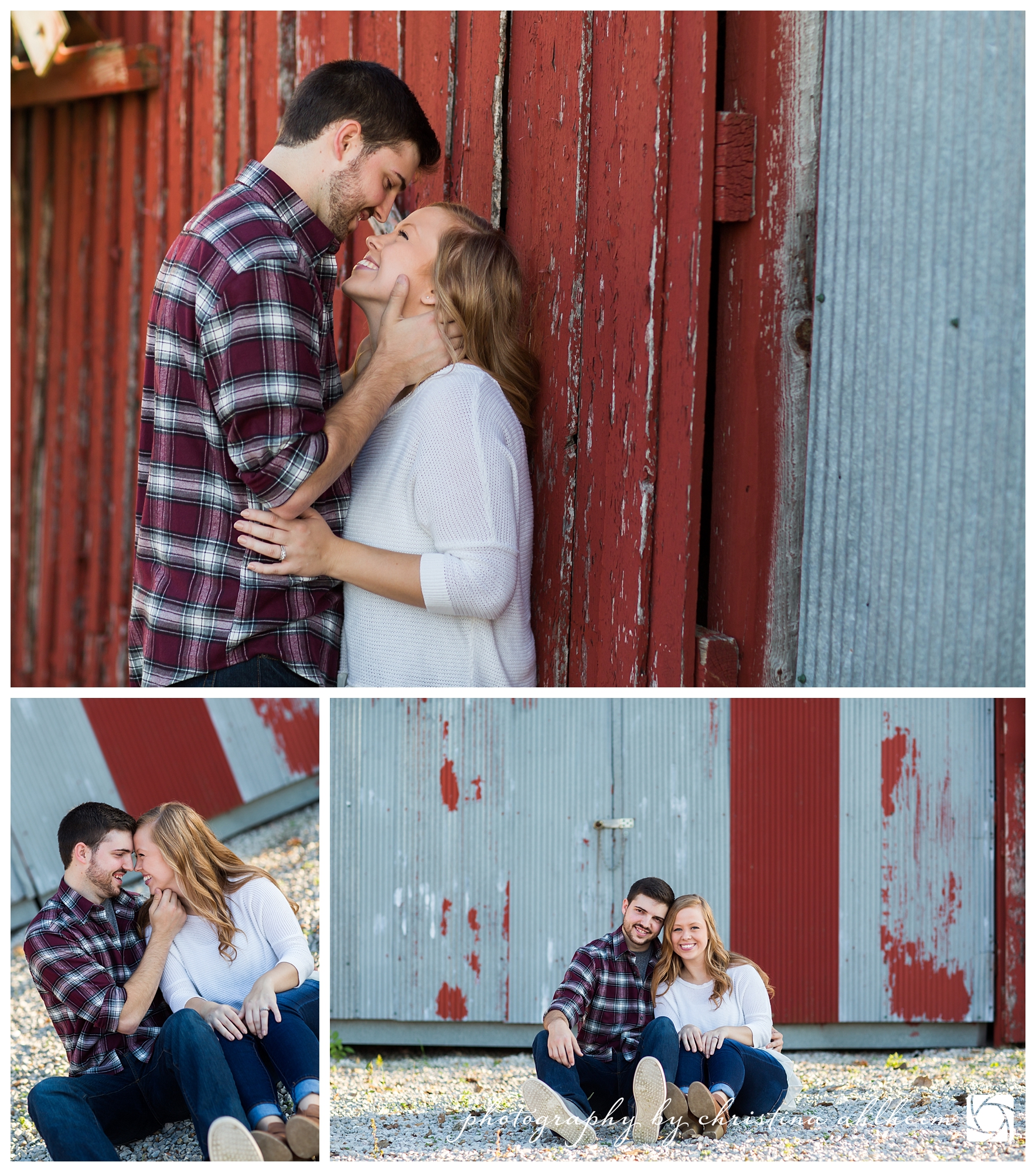 High Hill Missouri Fall Farm Engagement