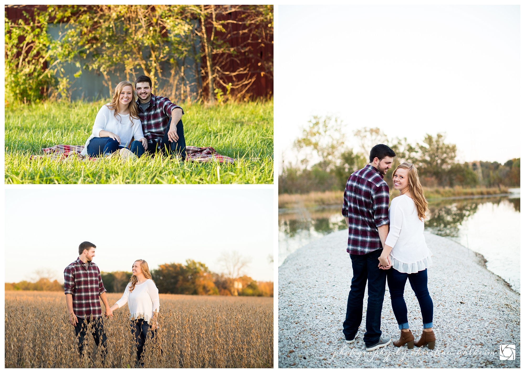 High Hill Missouri Fall Farm Engagement