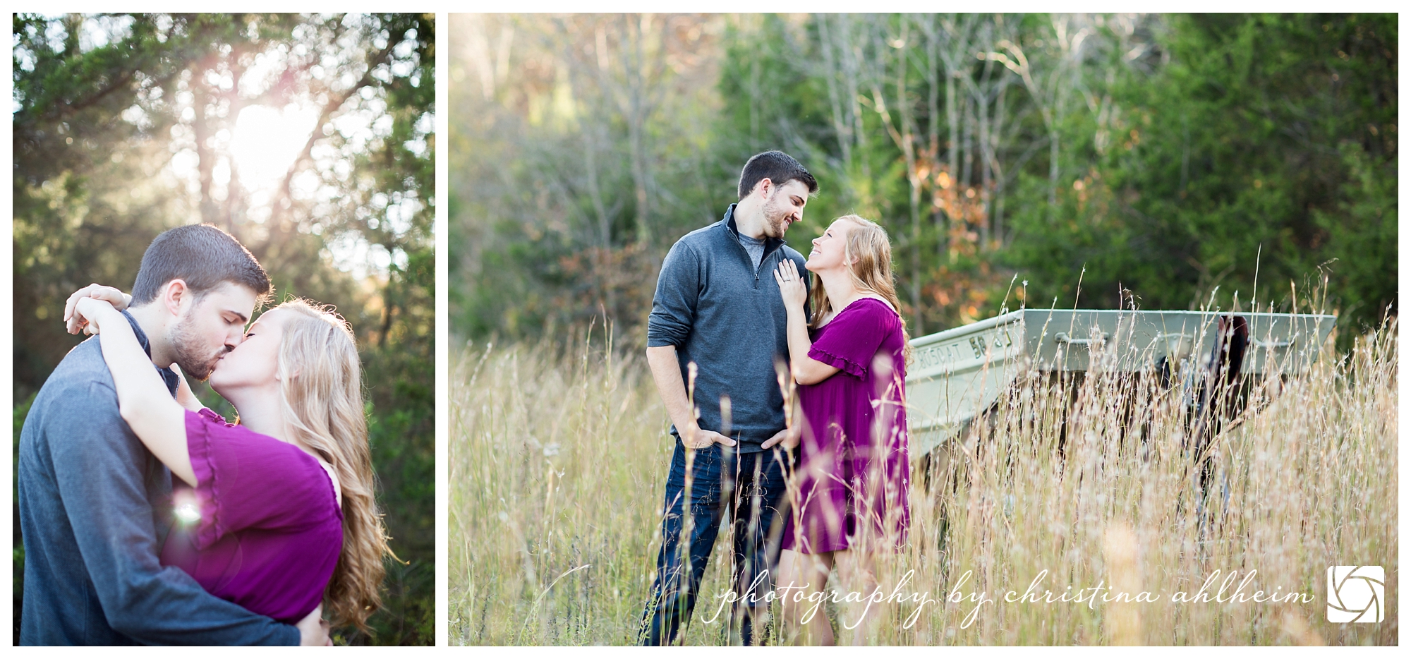 High Hill Missouri Fall Farm Engagement