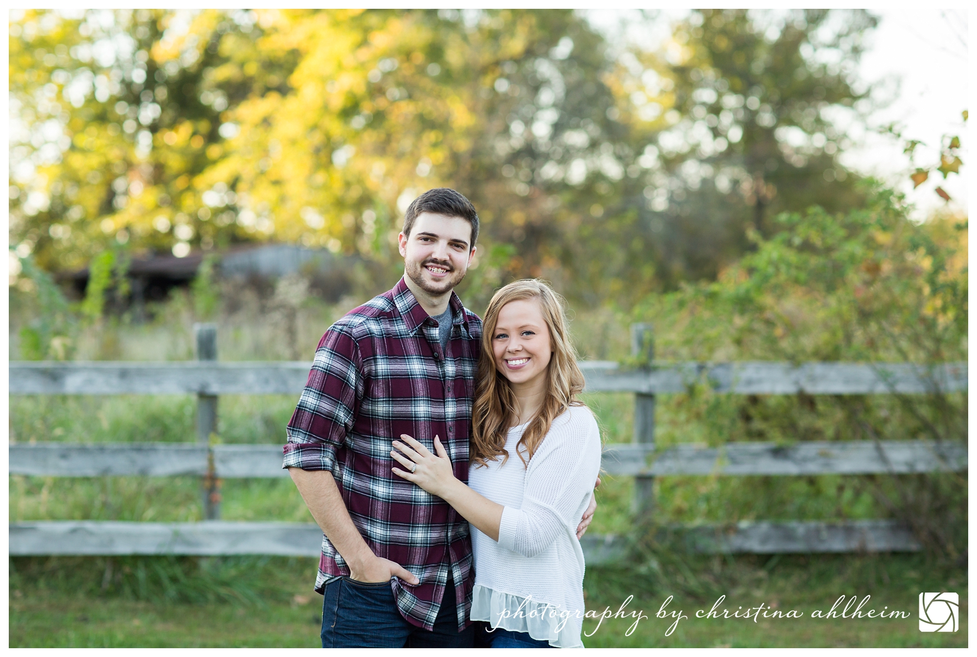 High Hill Missouri Fall Farm Engagement