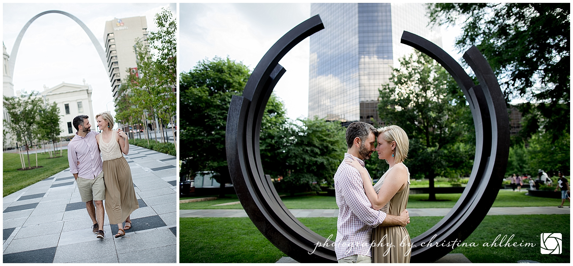 Arch and Forest Park Saint Louis Engagement Photography