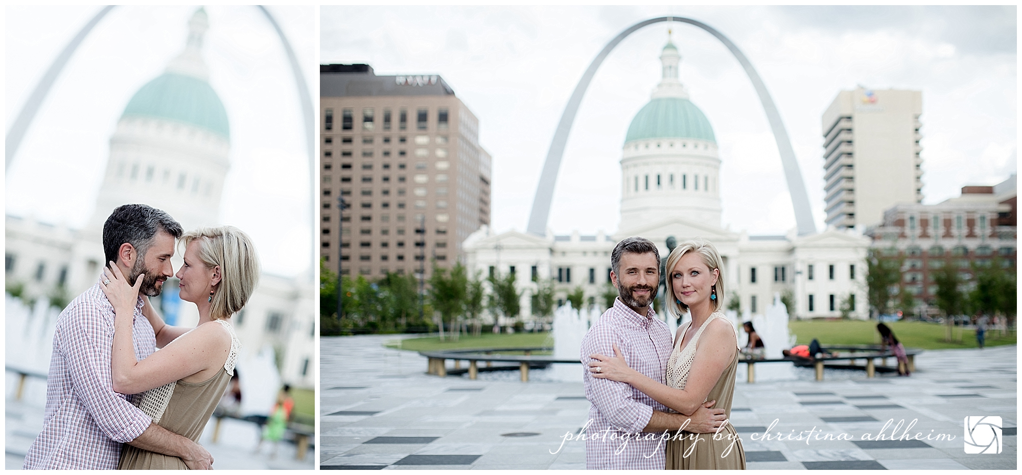 Arch and Forest Park Saint Louis Engagement Photography