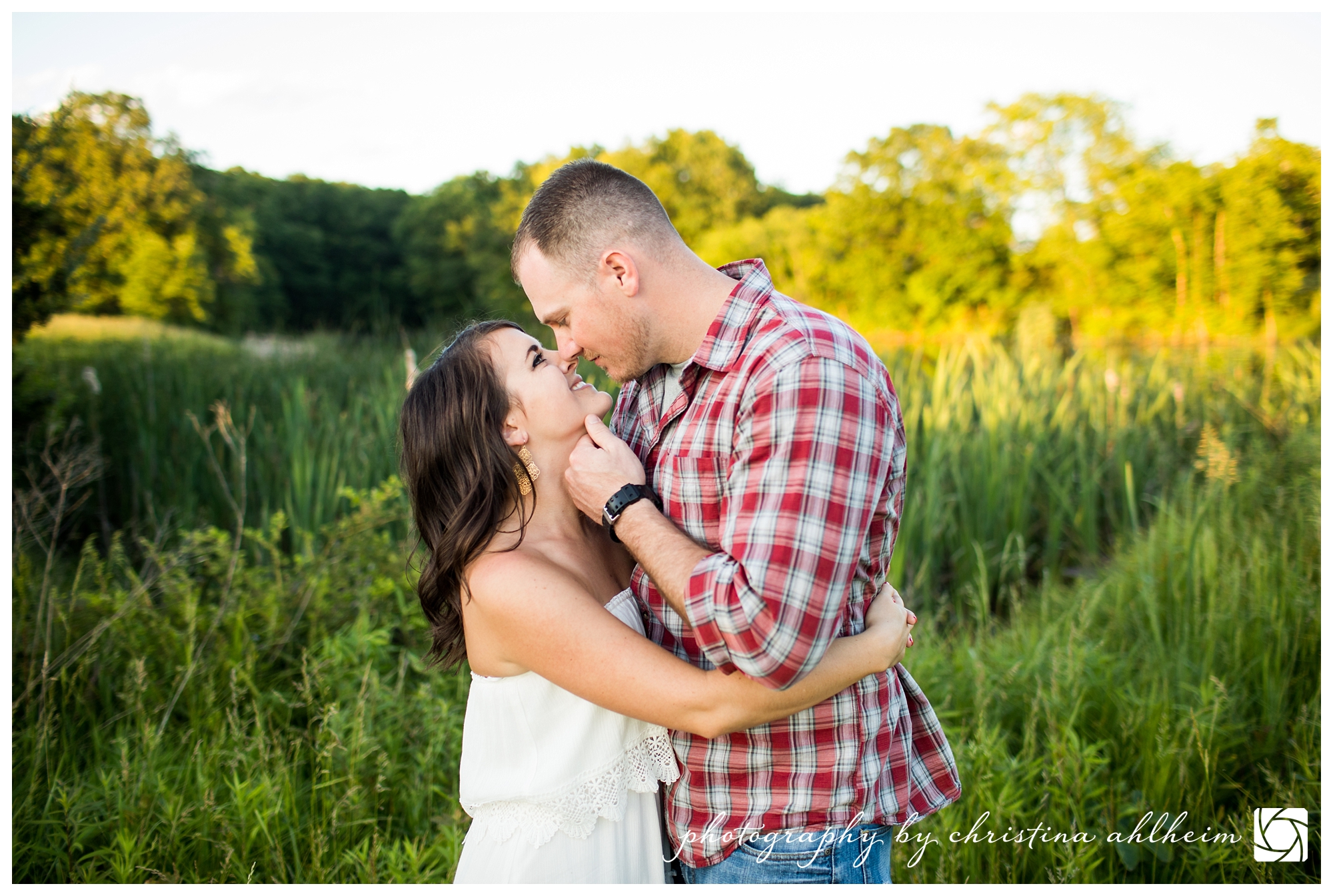 Small Town Farm Memorial Day Engagement Photographer