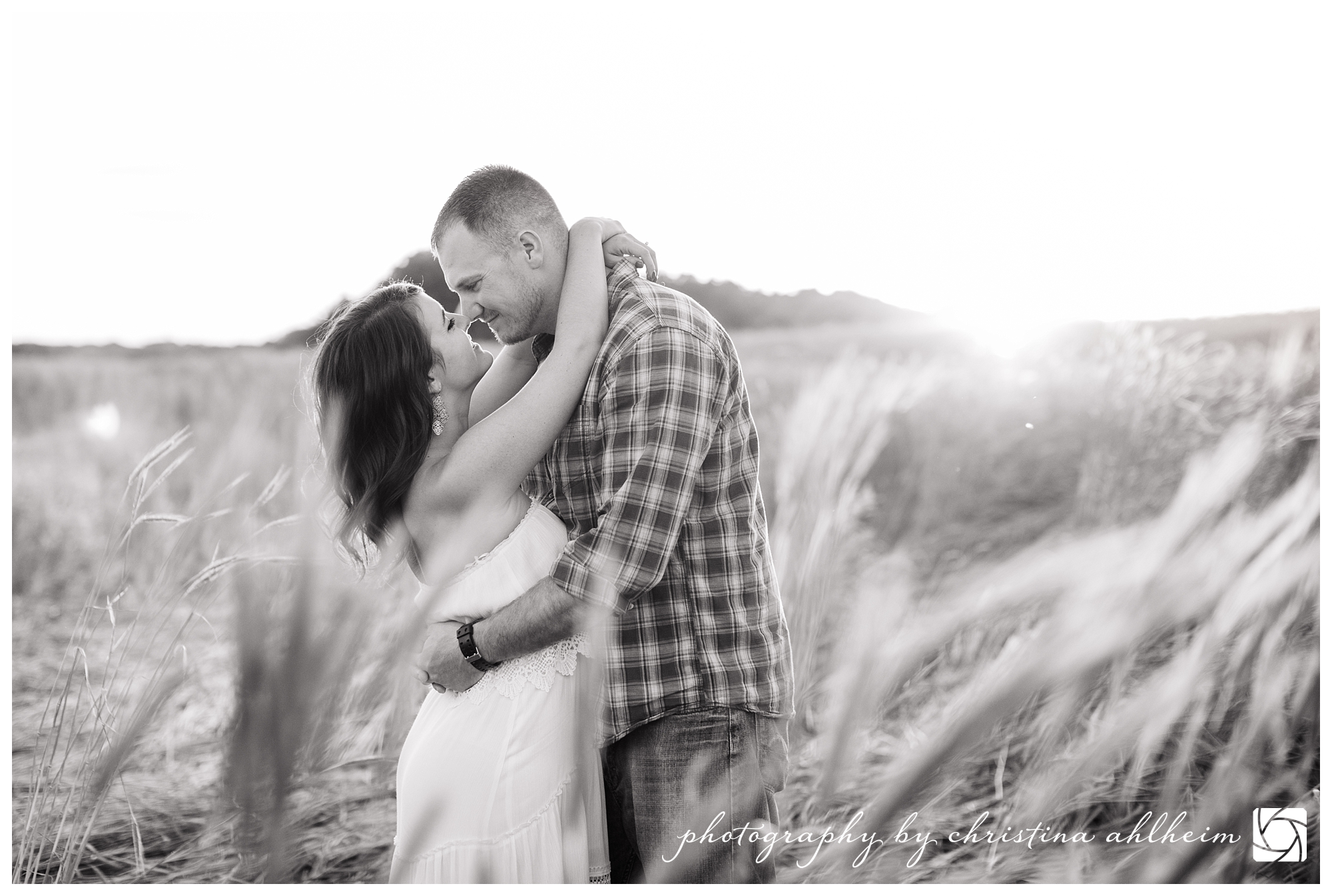 Small Town Farm Memorial Day Engagement Photographer