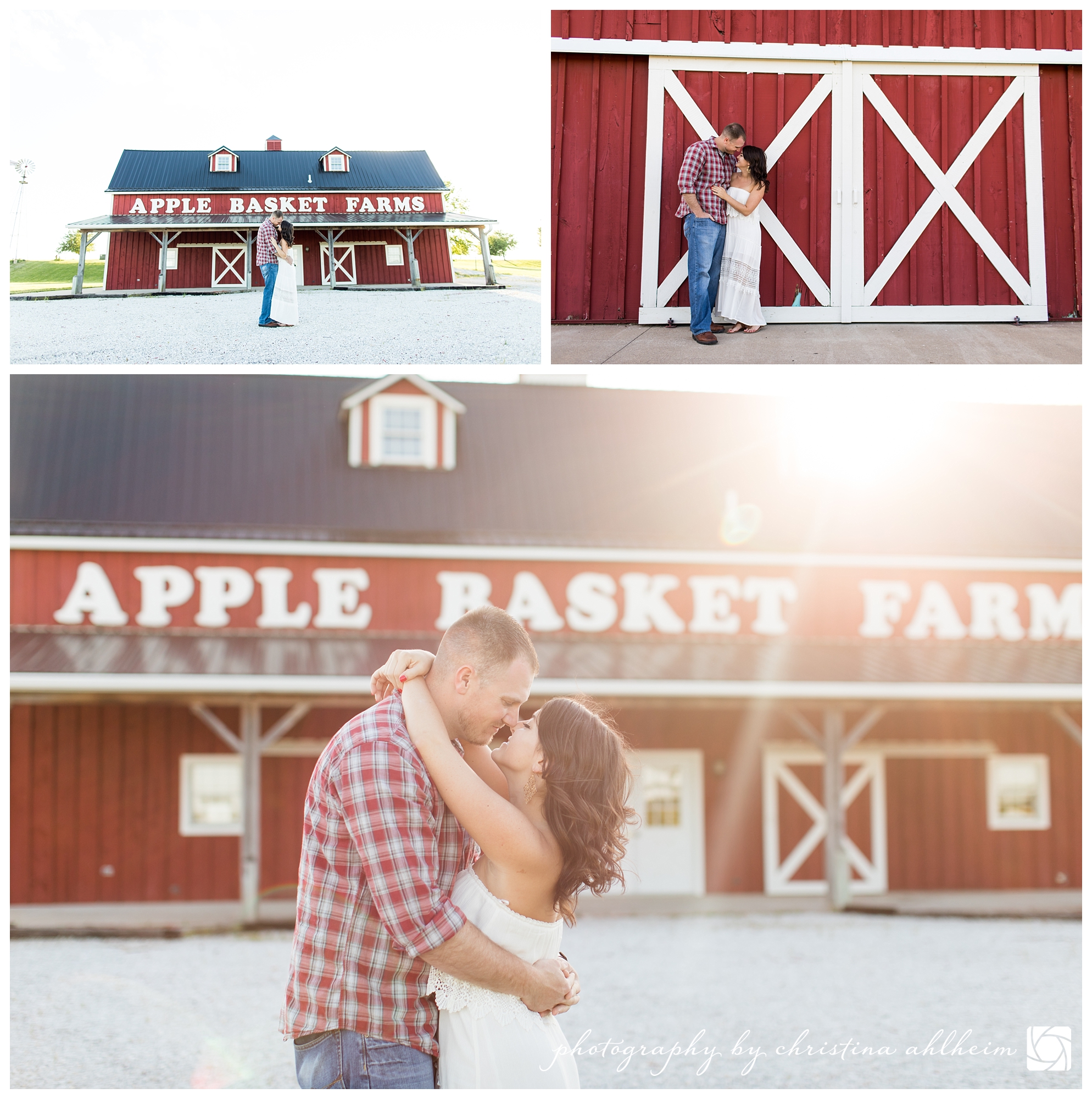 Small Town Farm Memorial Day Engagement Photographer