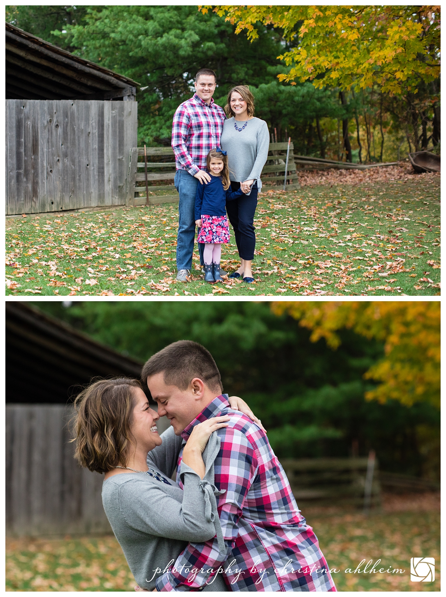 Faust Park November Fall Engagement Photographer