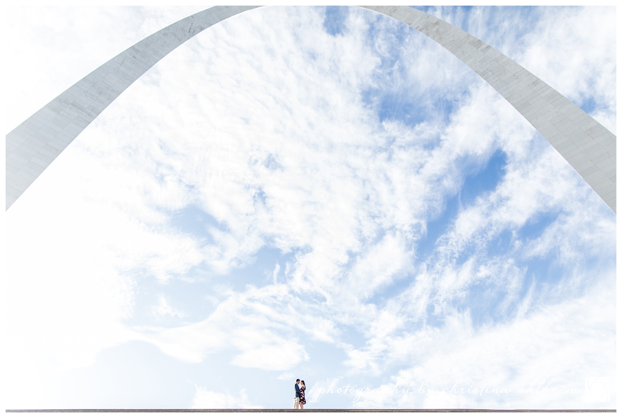 St. Louis Arch Lafayette Park Engagement Photographer 