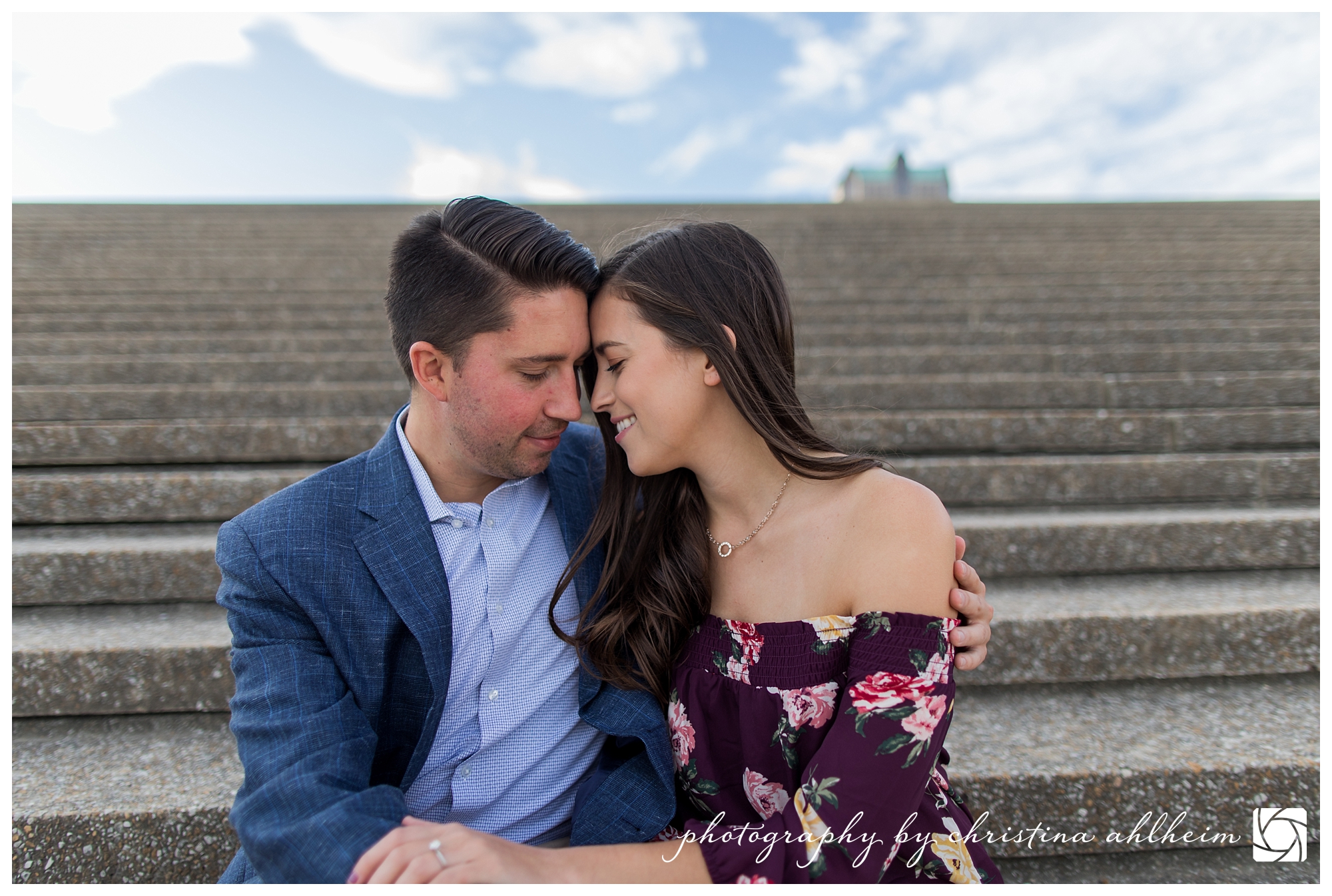 St. Louis Arch Lafayette Park Engagement Photographer 