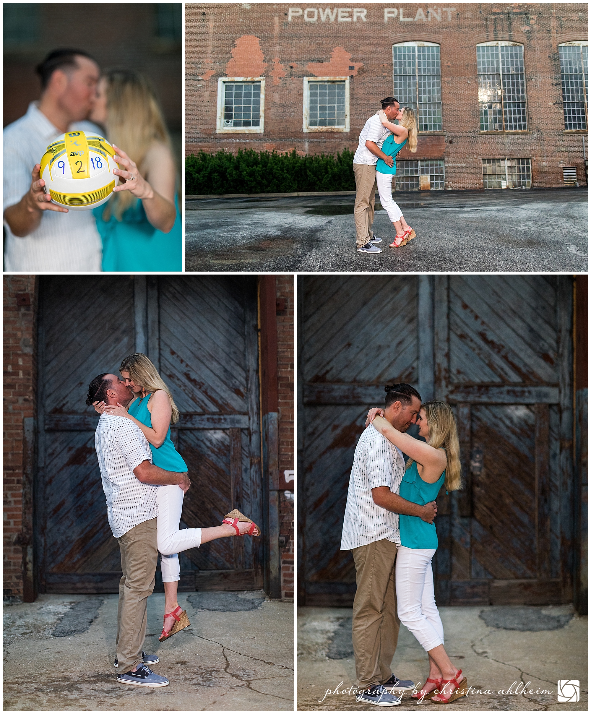 Main Street St. Charles Engagement Photographer