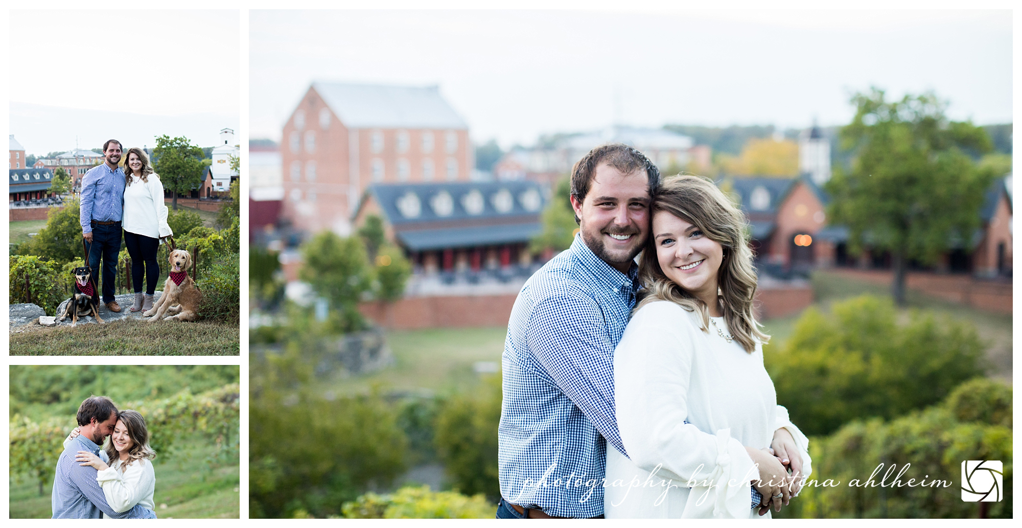 Downtown Hermann Missouri Engagement