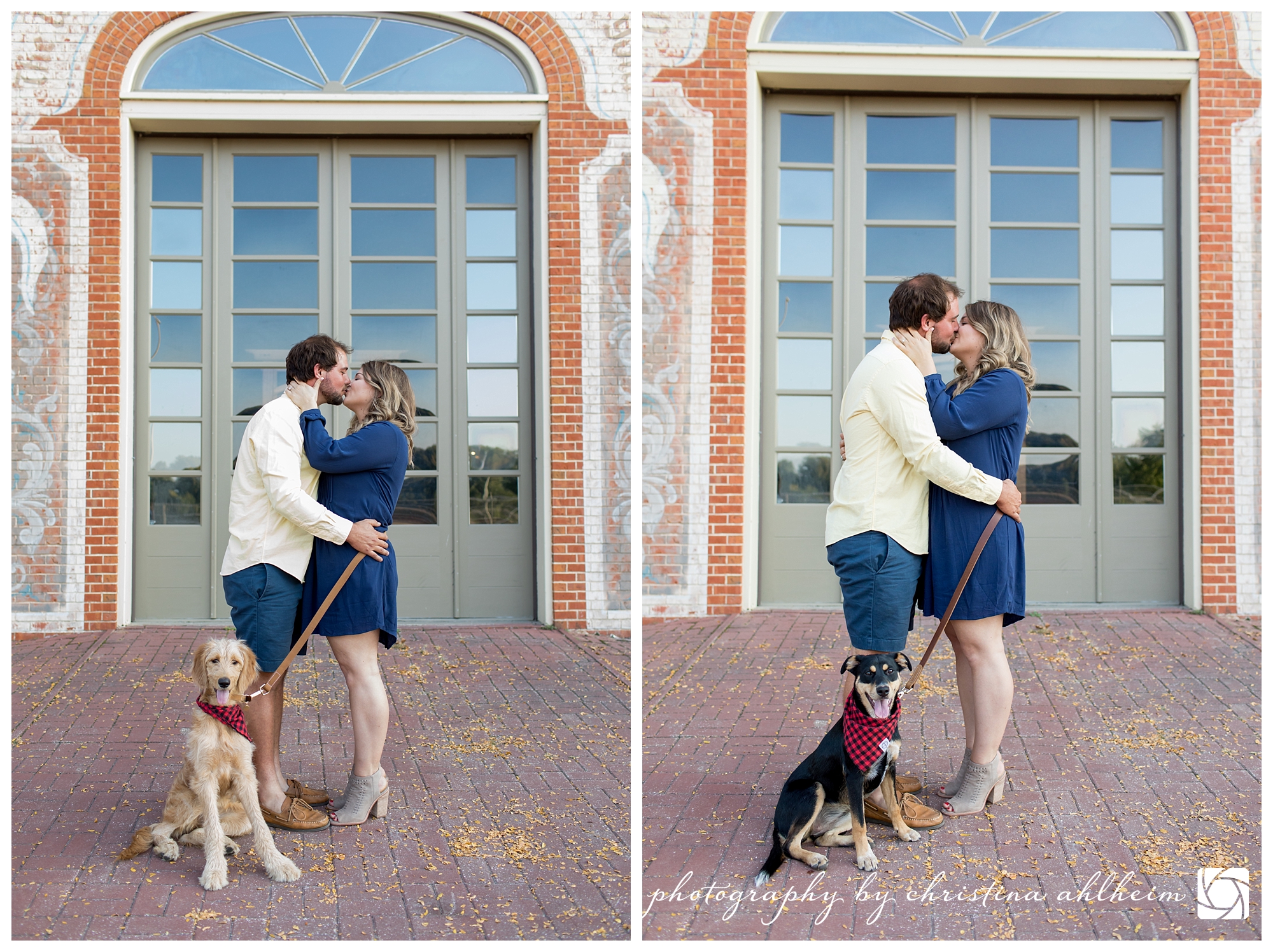 Downtown Hermann Missouri Engagement