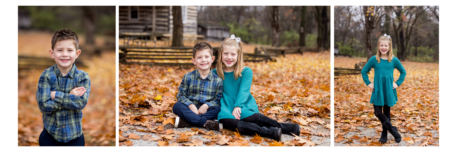 Family portrait taken during a fall session in Wentzville Missouri.